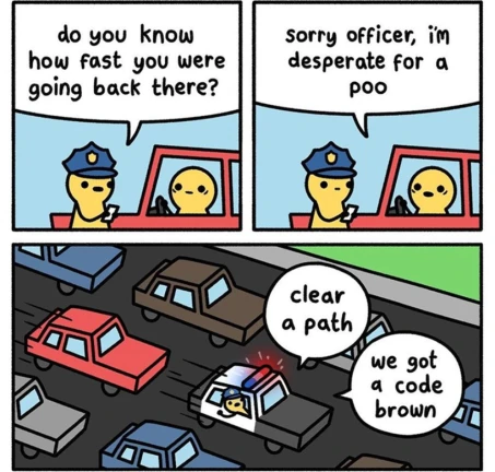 Oh no I pooped my pants