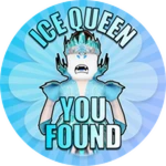 Found Ice Queen! 🩵 Roblox badge thumbnail