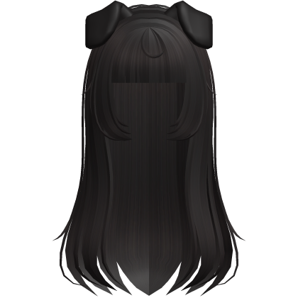 kawaii long soft puppy hair in dark brown
