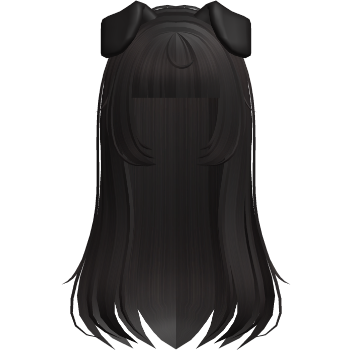 kawaii long soft puppy hair in dark brown