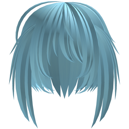 ✚ Cyan Cyber Y2K Vkei Yabujin Messy Pigtails Roblox item