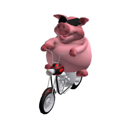 Cool Pig On Motorcycle Suit