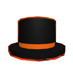 Fiery Orange Top Hat