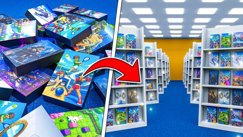 Pulisci il negozio di videogiochi