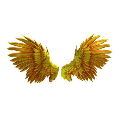 Gold Phoenix Raven Wings