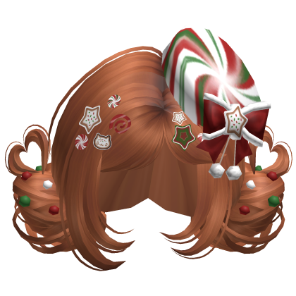 ♡ Christmas Candycane Buns (Red)