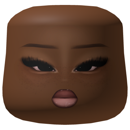 Blasian baddie makeup - Roblox