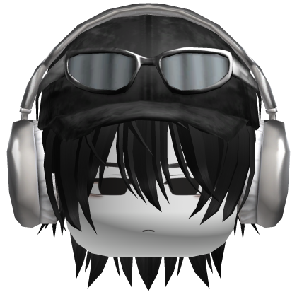 y2k cute boy w cap + headphones 