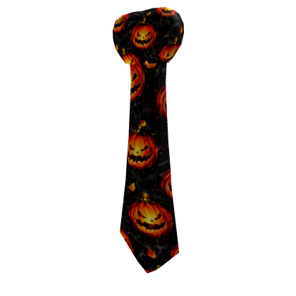 Halloween Pumpkin Tie
