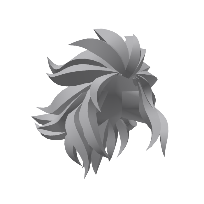 Gray Blocky Mane