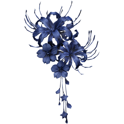 鮮やかな花 dim blue dangling spider lily sakura flowers Roblox item