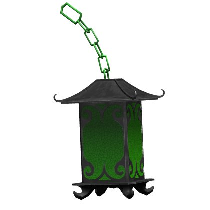 green halloween waist gothic lantern