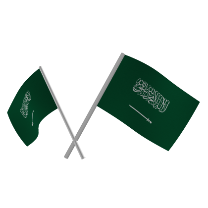 Saudi Arabia Double Flags