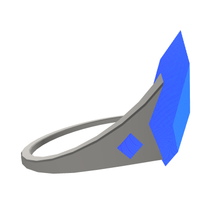 Glowing Blue Enchanted Crown Roblox item