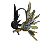 SYNK Y2K Golden Mecha Headset