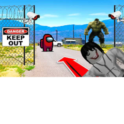 ESCAPE AMONG US VS JEFF VS HULK IN AREA 51!(SCARY)