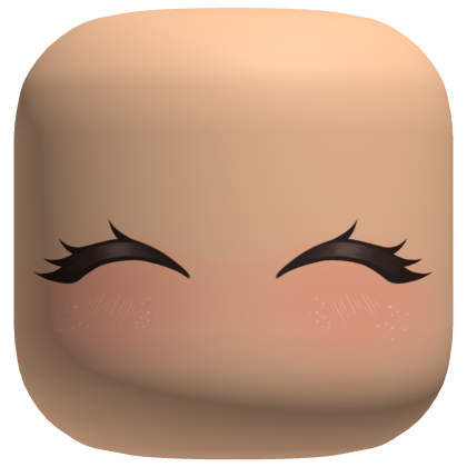 Cute Blush Lashes Face