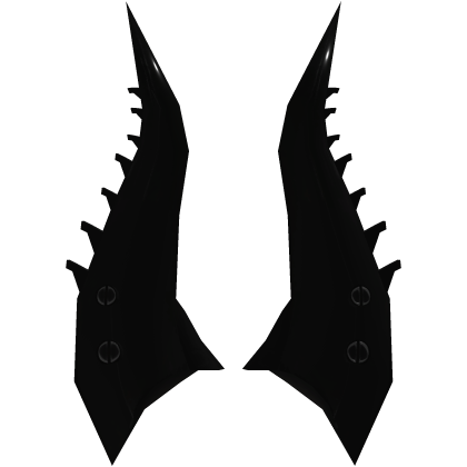 Black Horns of Pwnage Recolor (Addon) Roblox item
