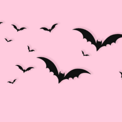 Pink Cute Vampire Goth Bats
