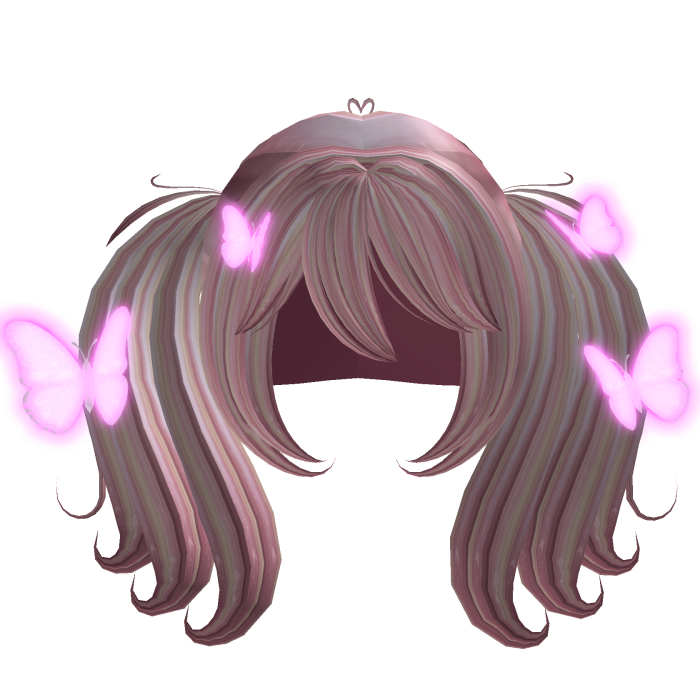 (GLOWING✨) Soft Butterfly Twin-Tails