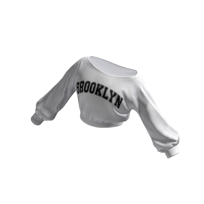 Brooklyn Off Shoulder Sweater White thumbnail