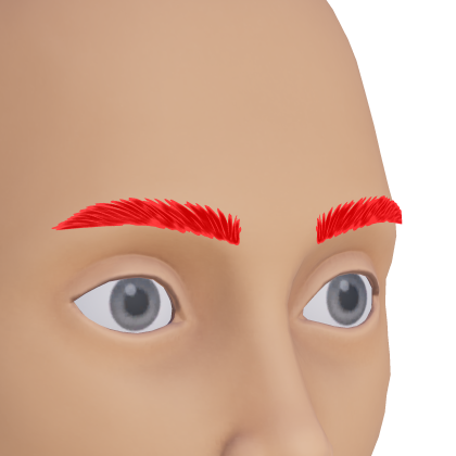 Natural Male Eyebrows Red