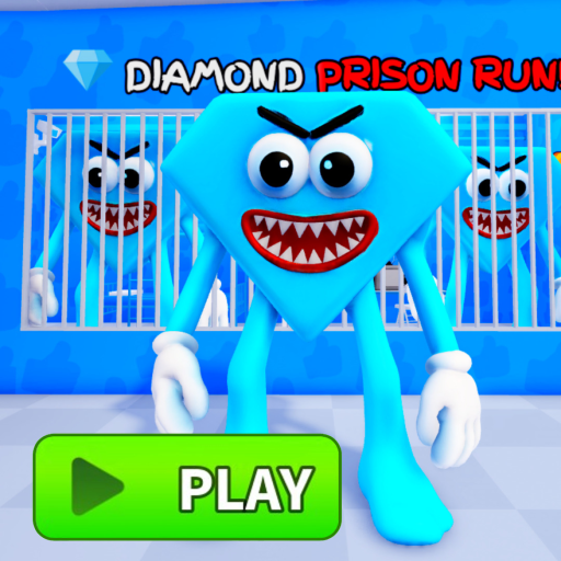 💎 DIAMOND SHAPE PRISON RUN! (Obby)