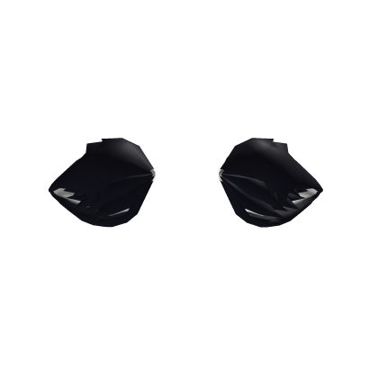 
♡﹒ kitty's droopy cat ears - black