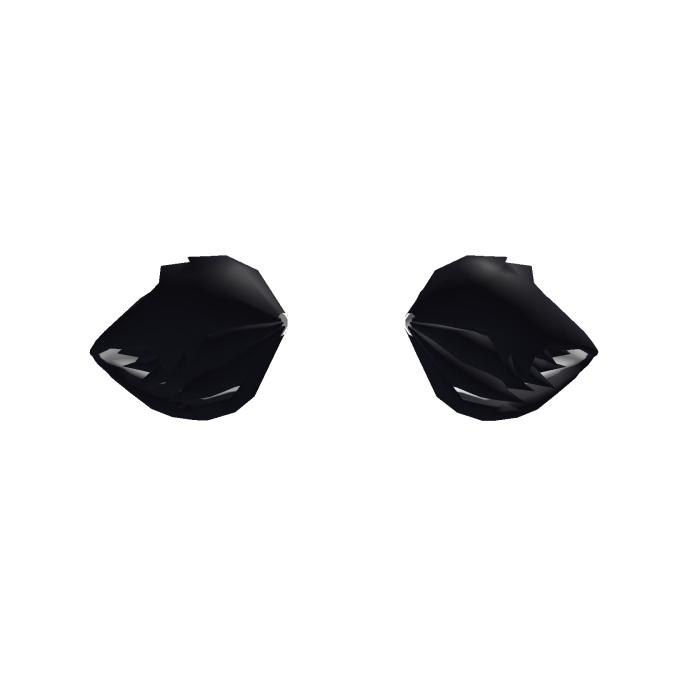 
♡﹒ kitty's droopy cat ears - black