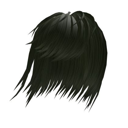 Dark Green Windy Scene Emo Hair