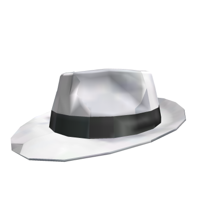 White Sparkle Time Fedora thumbnail