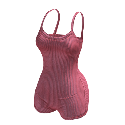 Y2K Gym Bodysuit - Pink thumbnail