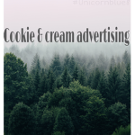 cookie&cream advertising!