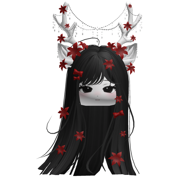 Ethereal Christmas Fairy Fawn Hair w/ Antlers