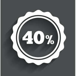 Donate, 40% Save