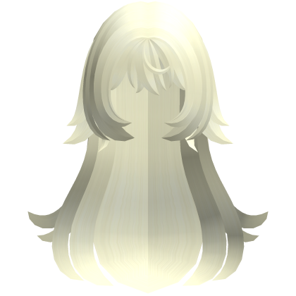 blonde moe wispy spiky fluff long hair