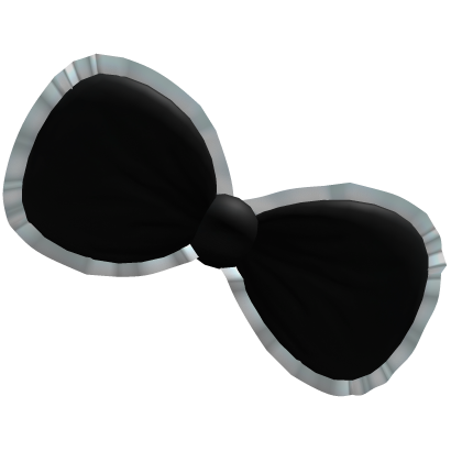 Cozy Hair Bow (Black) Roblox item