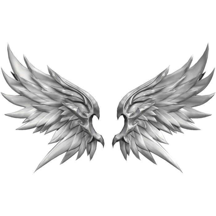 Big White Transpire Angel Wings