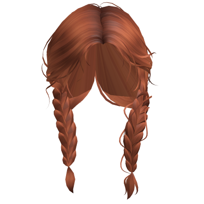 Cute Ginger Messy Braids