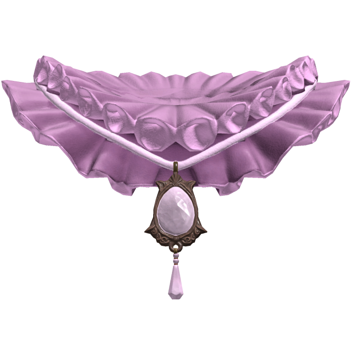 Pink Jester Neck Ruffle 3.0