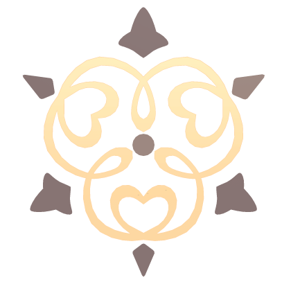 Golden Tri-Heart Halo - Rena
