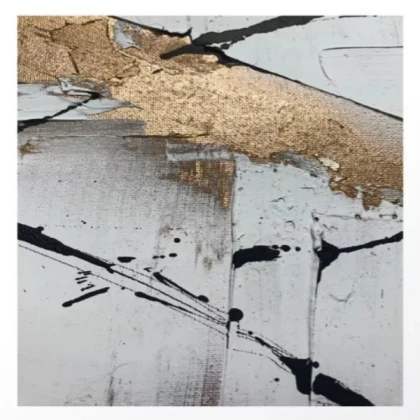 abstract winter print