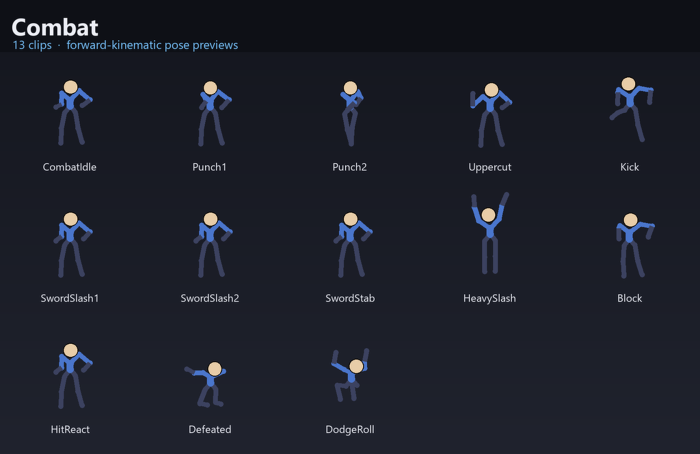 R15 Animation Mega Bundle Movement Combat Emote preview 4