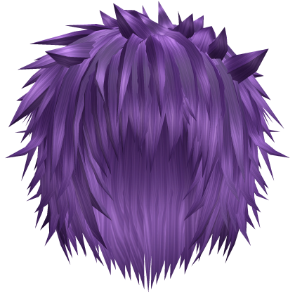 Purple Messy Anime Spiky Emo Hair  Roblox item