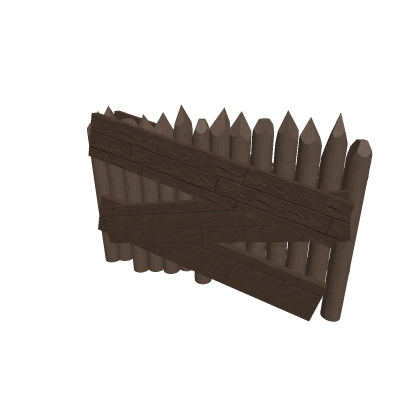 wooden fench but it can fall
