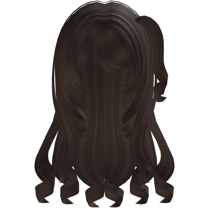 brown messy girl hair