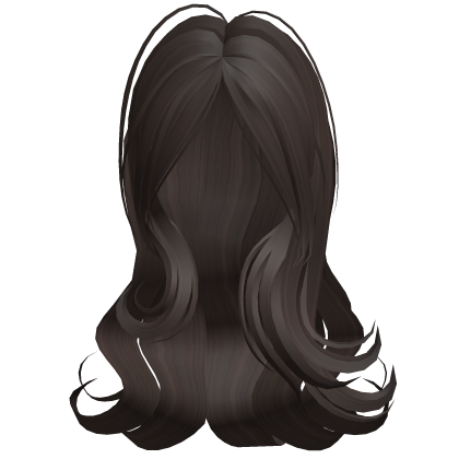 Heavenly Swirly Wavy Curly Hair Dark Brown