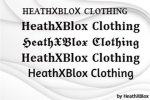 HeathXBlox Clothing