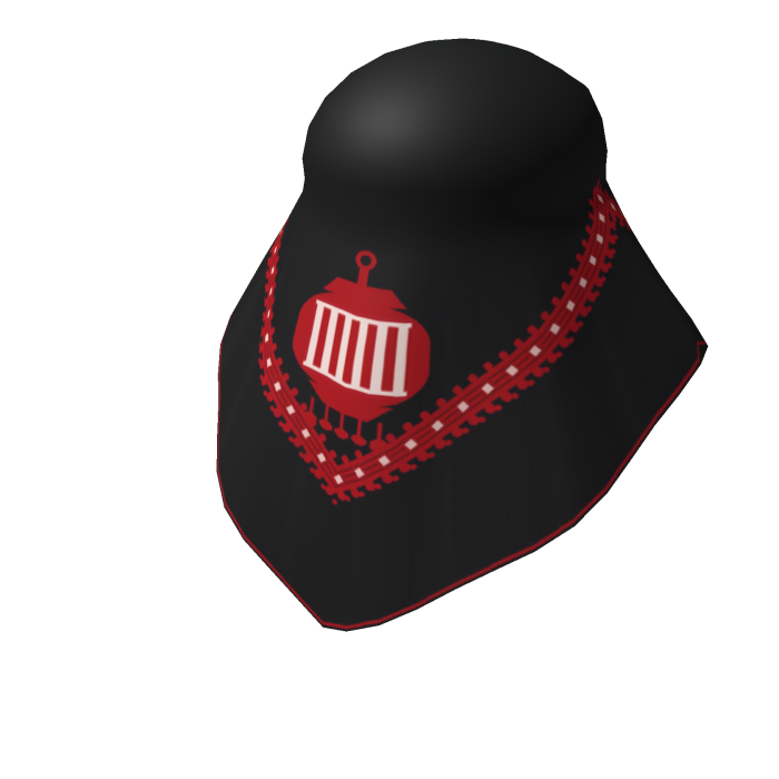 Black and Red Yemeni shemagh