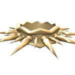 Spiked Blindfold (Gold)